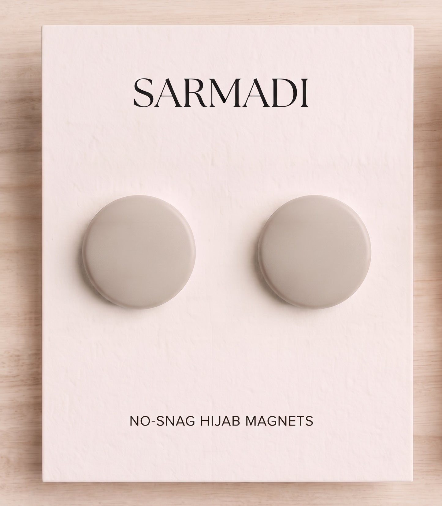 MIA No-Snag Hijab Magnets - Beige