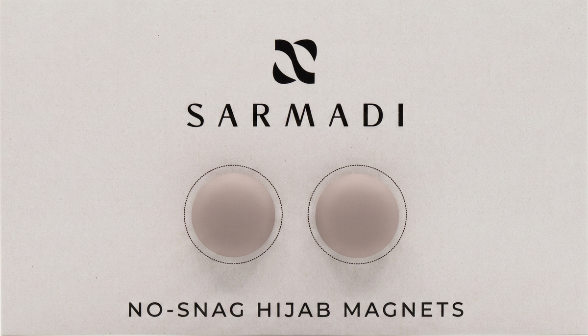 No-Snag Hijab Magnets - Beige