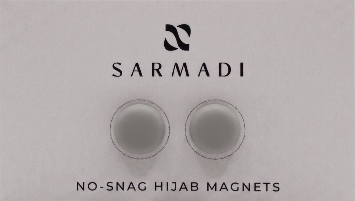 No-Snag Hijab Magnets - Grey