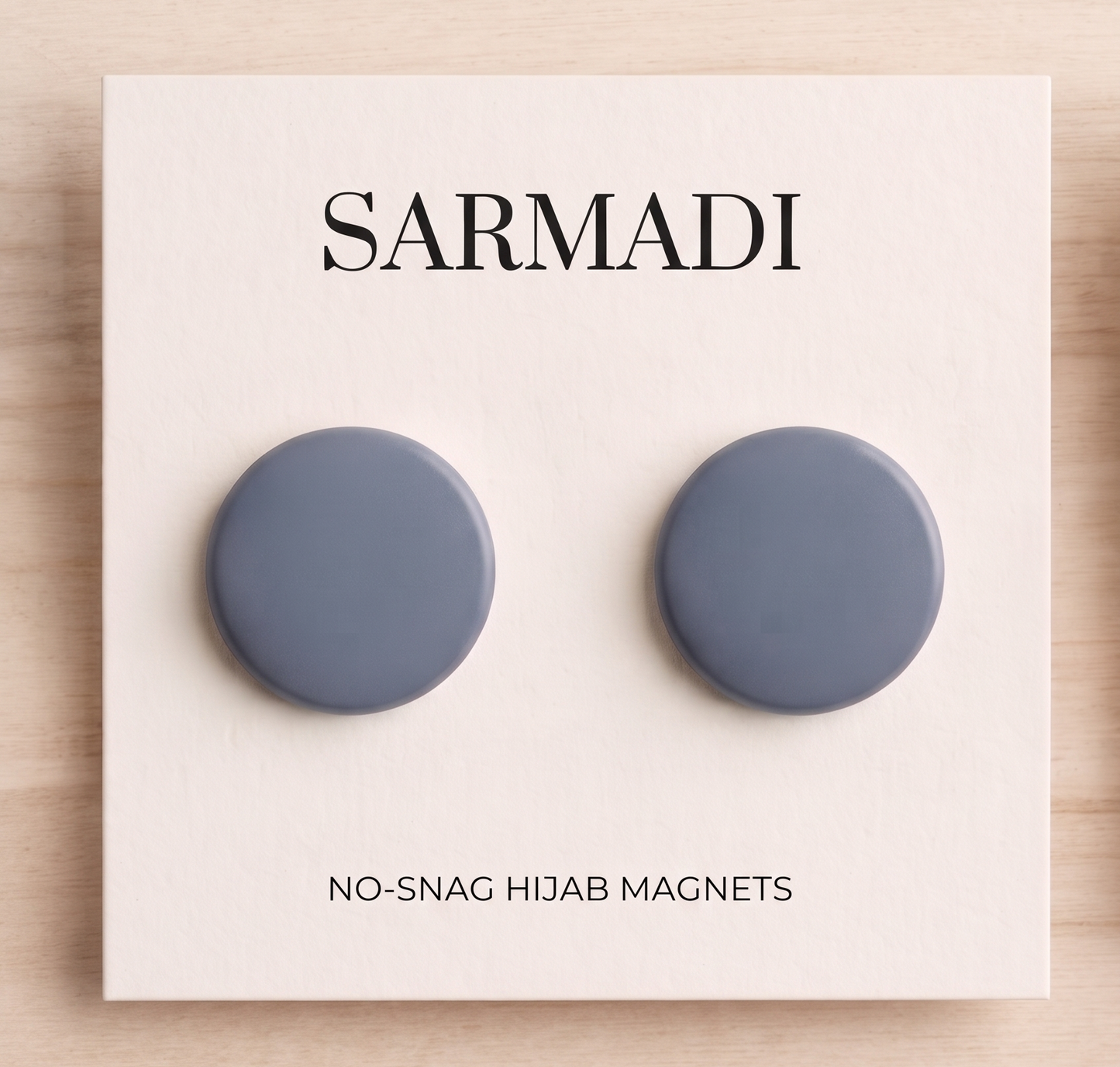 MIA No-Snag Hijab Magnets - Grey